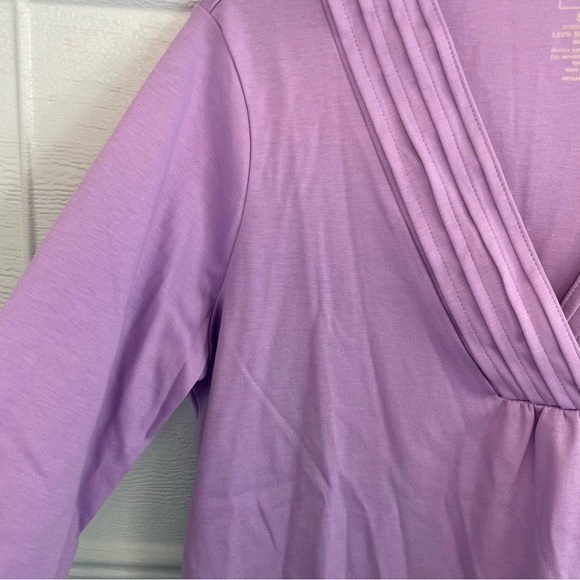 L.L.Bean V-Neck Women's Top 100% Supima Cotton S - Picture 4 of 8